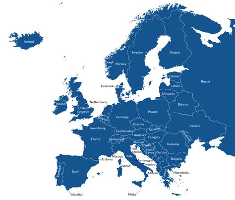 Europe Map Countries And Geography Gis Geography