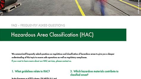 Electrical Hazardous Area Classification Services