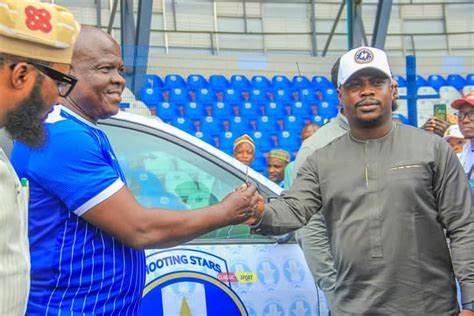 photos shootings stars unveil gbenga ogunbote as new head coach