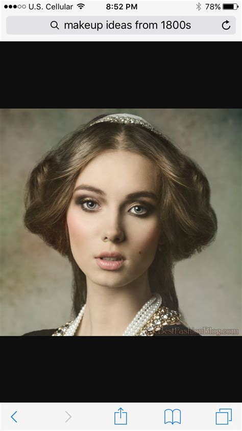 Heavier Makeup 1800s Victorian Hairstyles Victorian Makeup Hair Styles