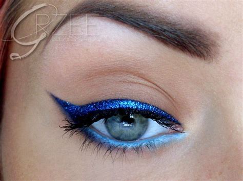 Blue Eyeliner Blue Eyeliner Makeup Glitter Eyeliner