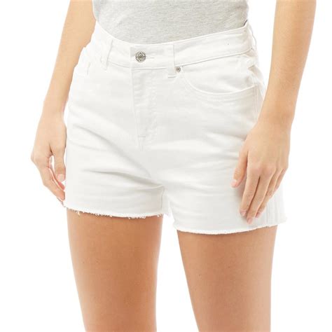 buy fluid womens denim shorts white