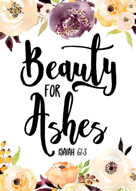 We exist to share god's restoration, hope, and healing with women through ministry and . Beauty for ashes - Isaiah 61:3 - Seeds of Faith
