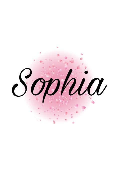 Sophia Forwallpaperprofilepostetc Diseño Del Nombre Logos Con Nombres Sofia Nombre