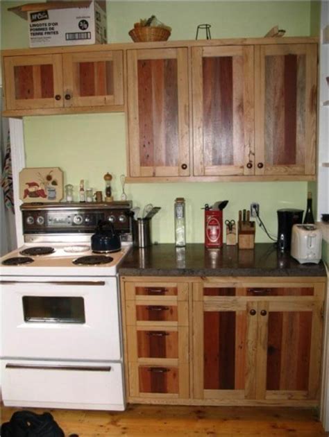 Diy Pallet Kitchen Cabinets Low Budget Renovation 99