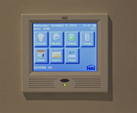This Home Automation Touch Panel Controls Our Clients Security System