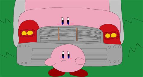 Kirby And The Truck By Moonlight Geek Girl On Deviantart