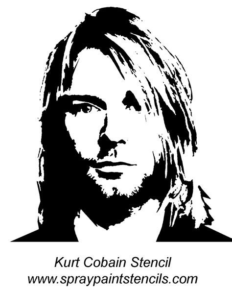 Kurt Cobain Stencil