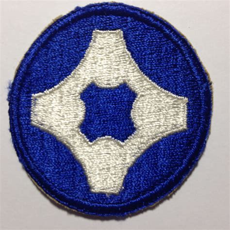 Military Patch Us Army Wwii 4th Service Command Ebay