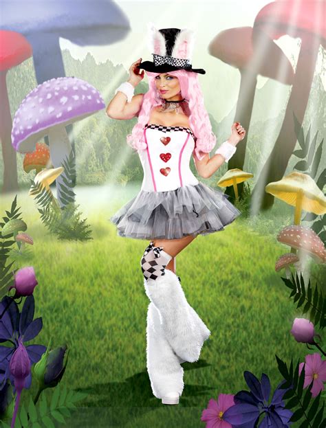 alice in wonderland rabbit costume adult