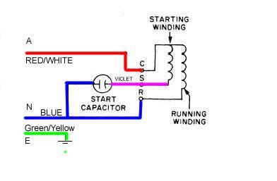 Washing Machine Motor Capacitor Wiring Diagram