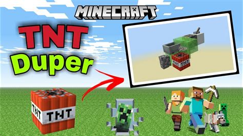How To Make Automatic Tnt Duper😃 Minecraft Youtube
