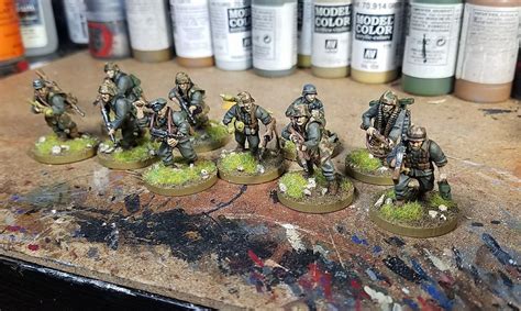 Looks Like 156 Scale Warlord German Troops Bolt Action Miniatures