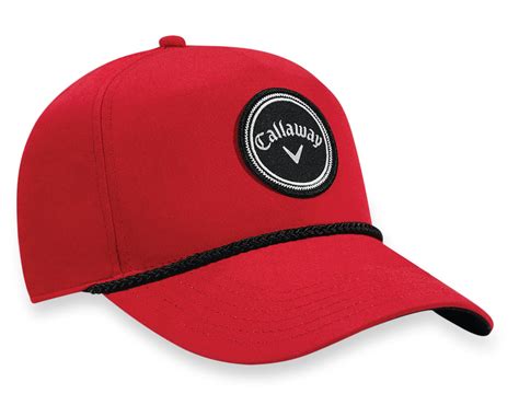 New 2017 Callaway Golf Rope Red Adjustable Hatcap