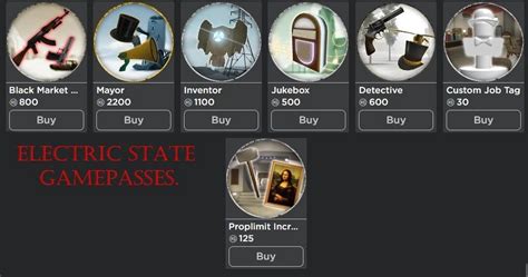 Pricing Guide For Electric State Roblox Roblox Ar