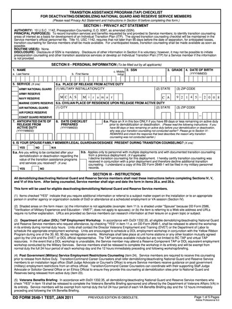 Dd Form 2648 Oct 2019 Fillable 2020 Fill And Sign