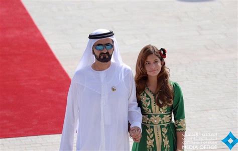 Mohammed Bin Rashid Bin Saeed Al Maktoum Y Su Hija Al Jalila Bint Mohammed Bin Rashid Al