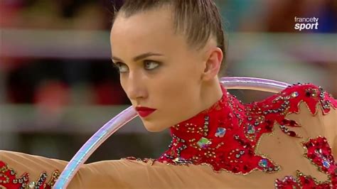 2016 Rhythmic Gymnastics Olympics Games Ganna Rizatdinova Hoop Aa Final Youtube