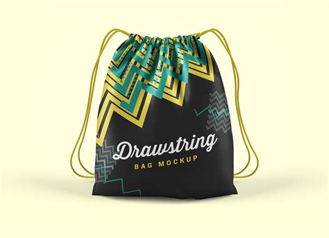 Free Drawstring Bag Mockup Psd Good Mockups