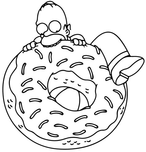 Simpsons Coloring Pages And Book Uniquecoloringpages Coloring Home
