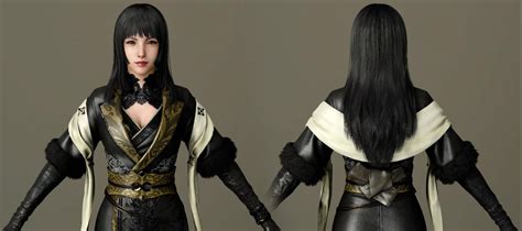 Image Gentiana Ffxv Character Model Closepng Final Fantasy Wiki