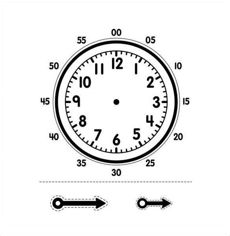 Ridiculous Printable Clock Template Derrick Website