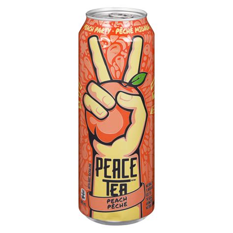Peace Tea Naturally Flavoured Iced Tea Peach Ml Powell S Supermarkets