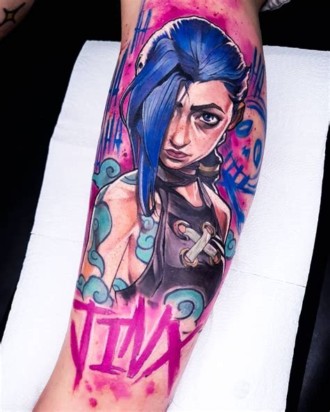 Felipe Kross On Instagram Jinx 💥💥💥 Tattoo Inspirada Na Personagem