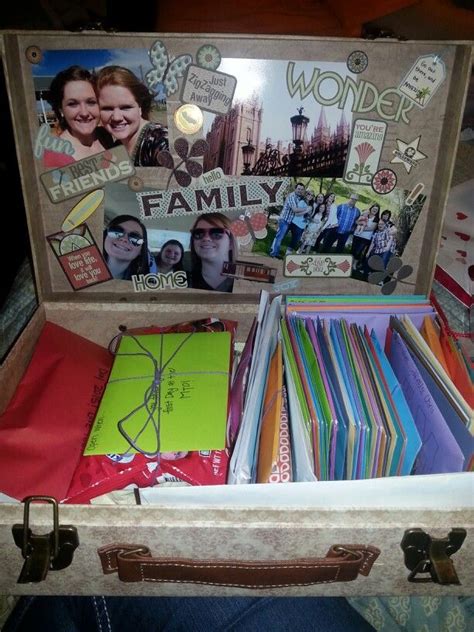 Birthday gift box ideas for sister. Open when letters, and decorative box. Made this for my ...