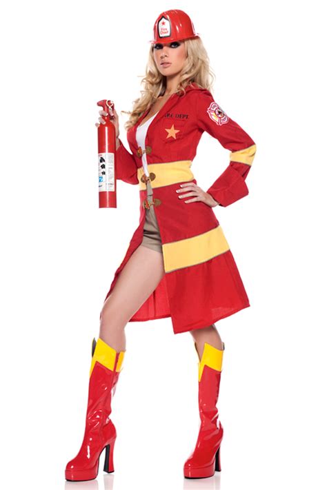 firestarter firefighter lady costume plus size the costume shoppe