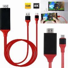 Collegare un telefono alla tv non è così semplice come potresti pensare.  35% di Sconto  2M Tipo C Cavo Hdmi Telefono Collegare ...
