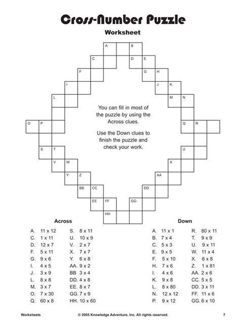 Puzzles for kids of all ages, including word searches, crosswords, sudoku for kids, kakuro for kids, mazes, boggler puzzles, online puzzles games and much more! 57 best Math Puzzles images on Pinterest | Number puzzles ...