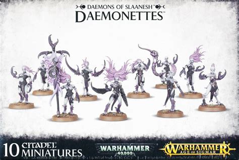 Daemonettes Of Slaanesh Chaos Daemons Warhammer 40k 5011921085521 Ebay