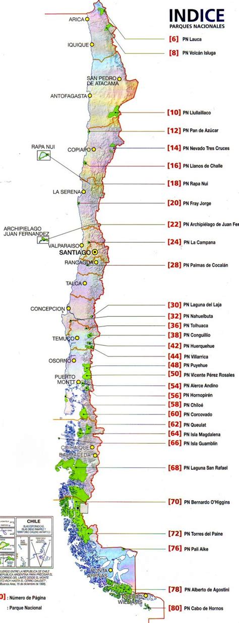 Map Of The Whitewater Rivers Of Chile