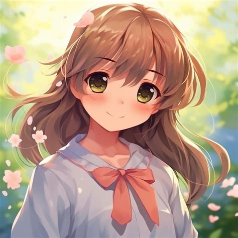 Premium Ai Image Cute Little Anime Girl