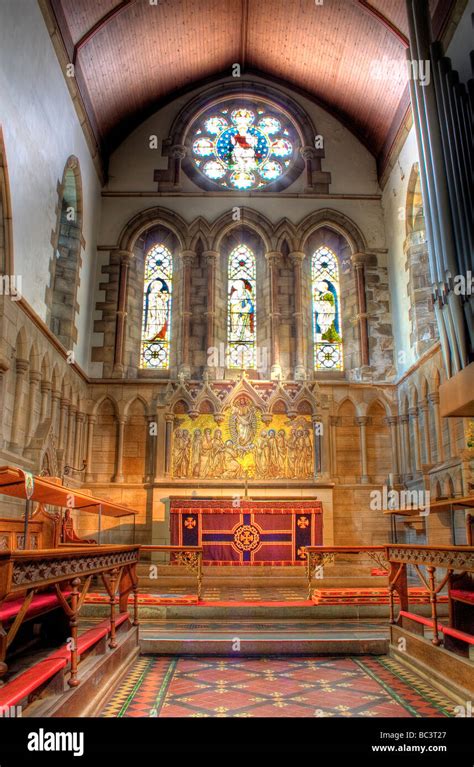 St Andrews Episcopal Church Altar Stock Photo Alamy