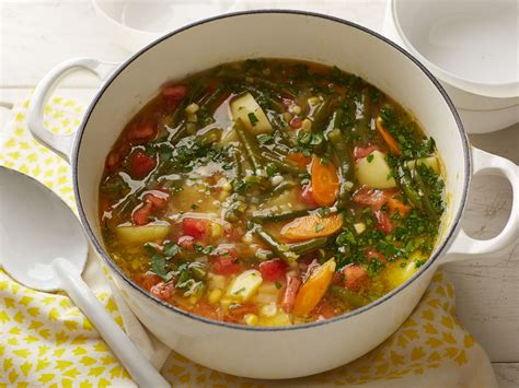 Garden Vegetable Soup Recipe Vegetable Soup Recipes Food Network