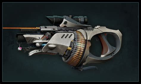 Gun With Nade Launcher 3d Concept Artcoolvibe Digital Art