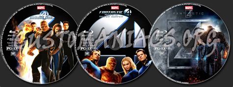 Fantastic Four Collection Blu Ray Label Dvd Covers And Labels By
