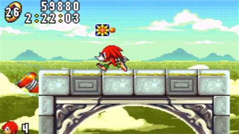 Sonic Advance Knuckles Angel Island Zone Act 2 Youtube