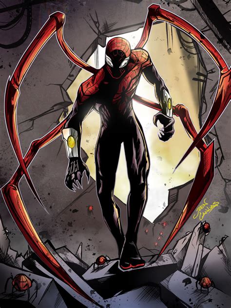 Superior Spiderman Comic Art By Glen Canlas