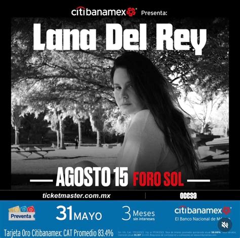 Fechas Lugar Y Todo Sobre El Concierto De Lana Del Rey En Cdmx