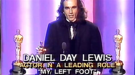 Daniel Day Lewis Wins Best Actor For My Left Foot Youtube