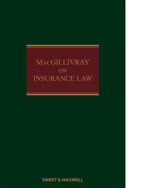 Macgillivray On Insurance Law Temple Publications