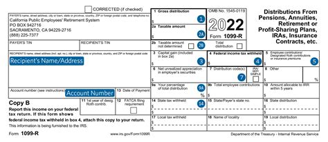 Understanding Your 1099 R Tax Form Calpers