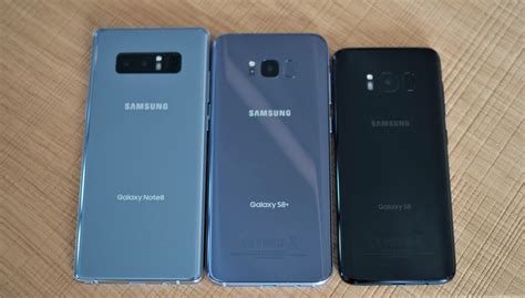 Midnight black deepsea blue orchid gray maple. The Samsung Galaxy S8 series and Note 8 have started ...