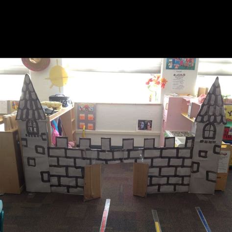 Cardboard Castle For Dramatic Play Dramatic Play Area Dramatic Play