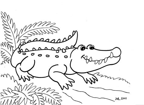 Sélection De Coloriage Alligator à Imprimer Sur Page 4