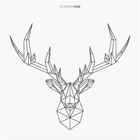 Download Geometric Stag Vector Art Choose From Over A Million Free