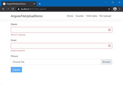 Uploading Files With Aspnet Core And Angular Dotnetthoughts